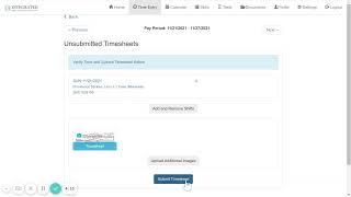 Submitting Timecards in the Portal