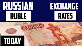 RUSSIAN RUBLE EXCHANGE RATES TODAY 28 august 2023