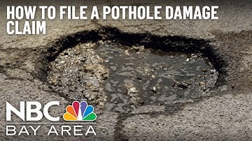 How To File a Pothole Damage Claim