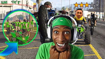 4KT BIKE LIFE IN THE HOOD (POLICE ARRESTED SLIMES) GTA 5 ROLEPLAY