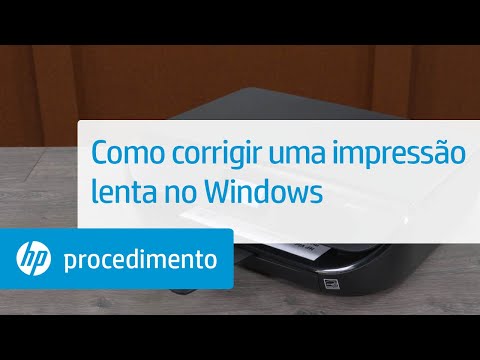 Vídeo: Como Acelerar A Impressão