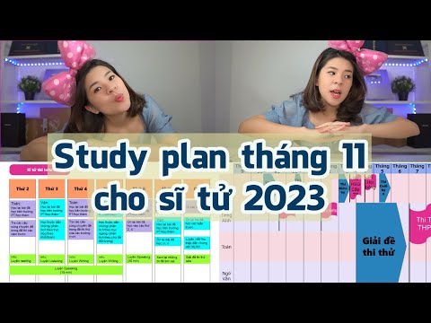 Video Study Plan cho tháng 11 cho sĩ tử 2023 | Tâm sự của... - YouTube