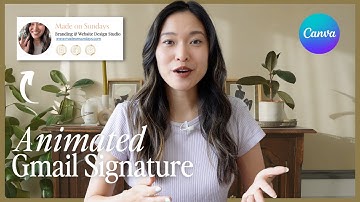 How to Make An Email Signature with Canva + Animated GIF Elements