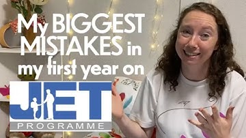 JET Program REGRETS | Mistakes I made when I came to Japan & What I did RIGHT too!