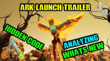 ARK Launch Trailer - Analyze - Whats new - Hidden code - Phoenix - Otter - New Bionic skins