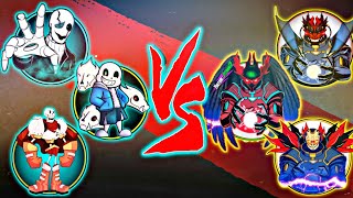 Shadow Fight 2 Undertale Squad Vs New Titan Squad