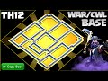 NEW INSANE ! TH12 WAR BASE 2025 ! Town Hall 12 Base COPYLINK - Clash of Clans #1252