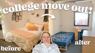 COLLEGE MOVE OUT VLOG | moving out of my apartment, driving a uhaul, chaos | University of Michigan