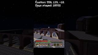 Bedrock Survival Realm Build Progress: 2 more dino walls done #minecraft #survival #bedrock #realm