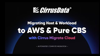 Automated Compute Migration - AWS EBS and Pure Storage