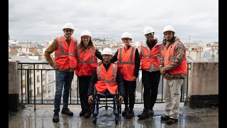 Team Legendre - Visite Dun Chantier De Réhabilitation Lourde À Paris