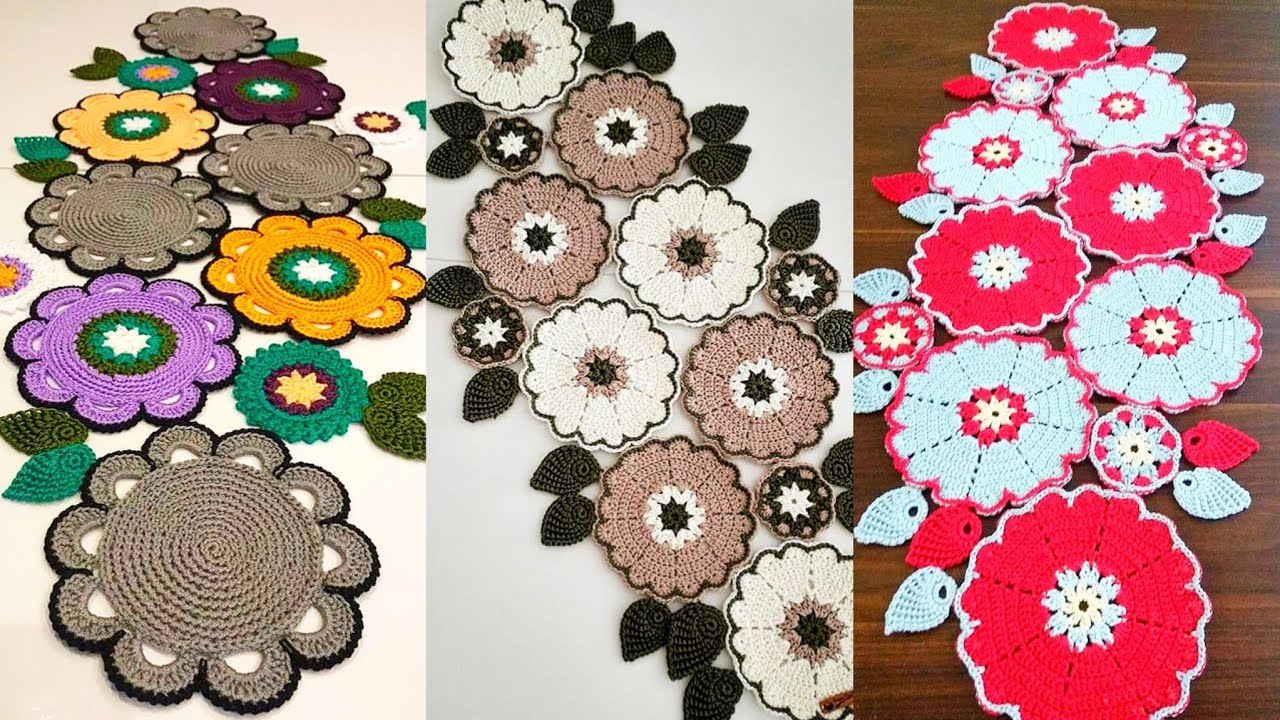 Most Beautiful Fabulously Amazing elegent free Crochet table runner