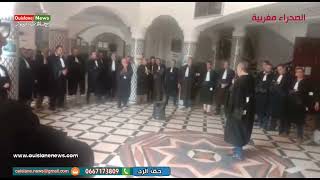 القصر الكبير/ تصريح محمد الزريولي نقيب سابقا  بوقفة ااحتجاجية   للمحامين بقلب المحكمة (ويسلان نيوز)