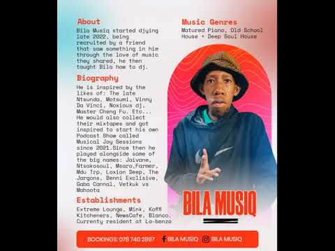 Matured Grooves Sessions #004 Mixed By BilaMusiQ 