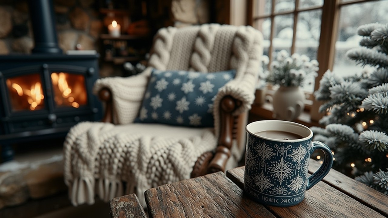 Cozy Winter Guitar | Instrumental Music for Cafe Ambiance & Deep Focus Study