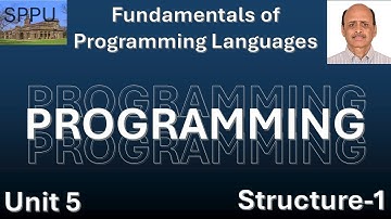 SPPU Sem-1 FPL Unit-5 - Structures 1