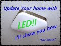 Install - Wire Halo Light Remodel Recessed Can DIY - YouTube