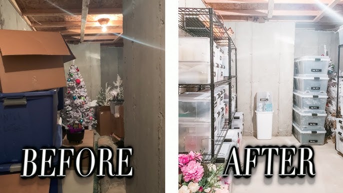 REAL storage organization that's simple and practical! BEFORE & AFTER 