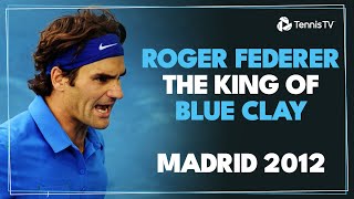 When Roger Federer Won The Only Blue Clay Title  | Madrid 2012 Final Extended Highlights