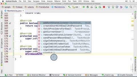 21   AuthStateListener and AuthUI