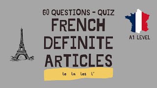 French Definite Articles (le, la, les, l’) – A1 Level