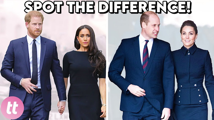 Different Relationship Styles Between Harry / Meghan And William / Kate