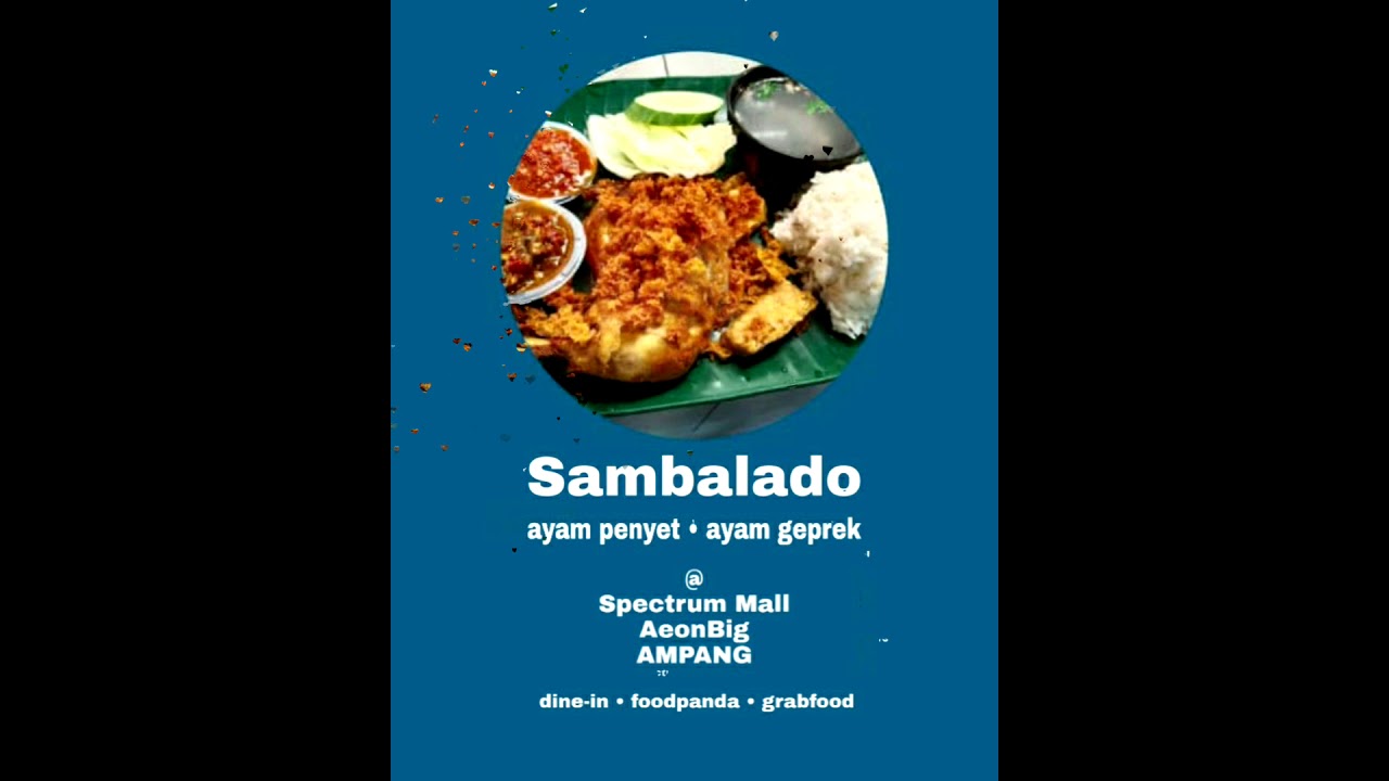 Sambalado Ayam Penyet Ayam Geprek Ampang Youtube
