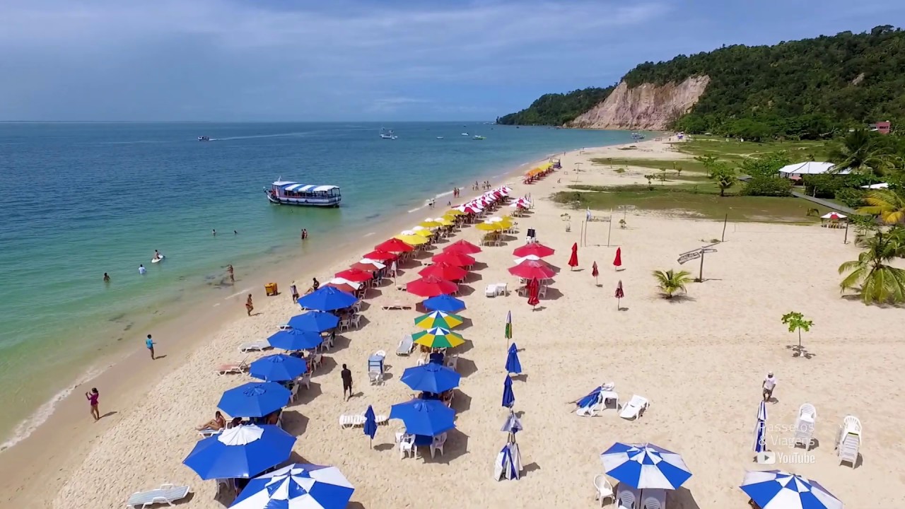 Um drone na Gamboa, Morro de São Paulo, Cairú, Bahia, Brasil