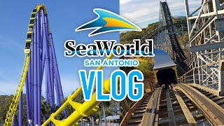 The Underrated Rides of SeaWorld San Antonio! Riding Texas Stingray, Steel Eel, & More! 2023 Vlog