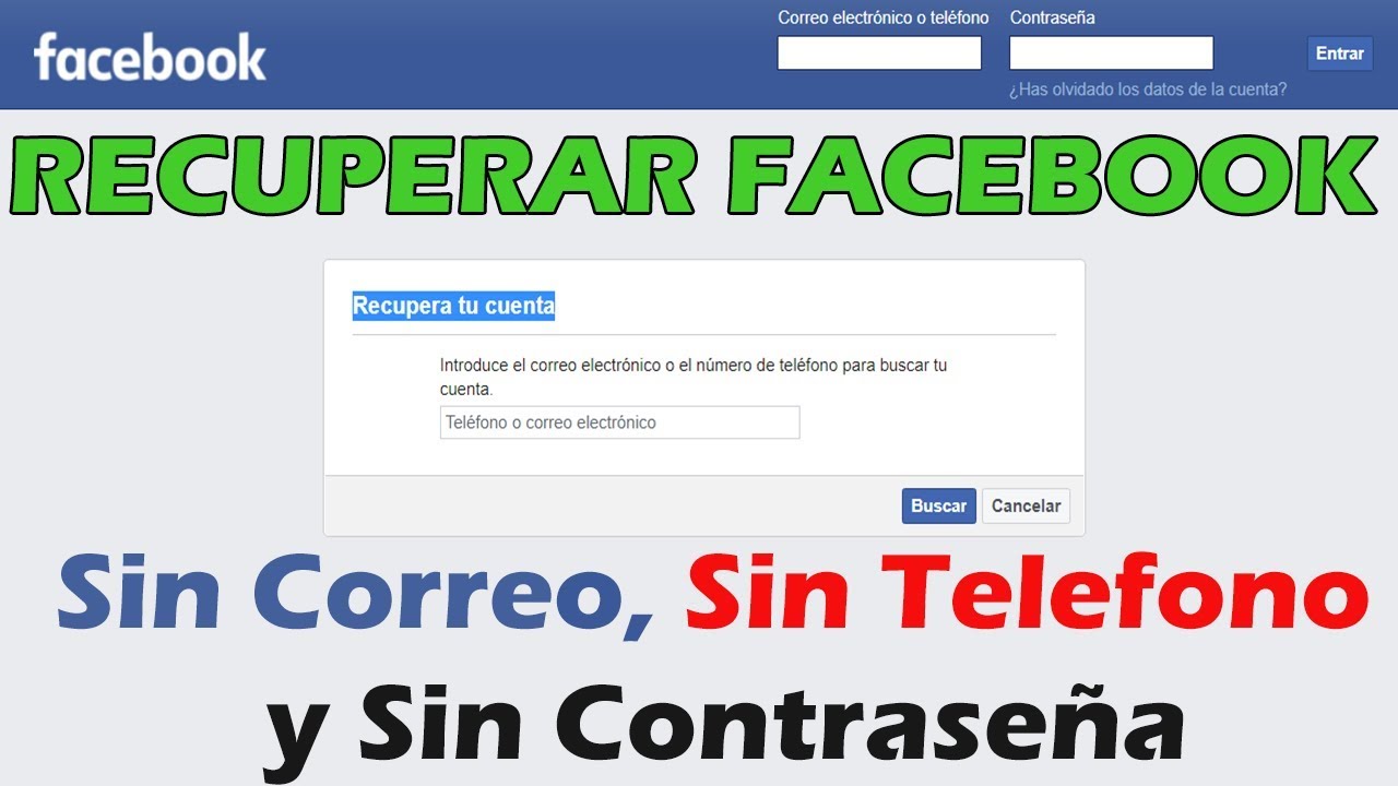 Como Recuperar Mi Correo De Facebook Desde Mi Celular Compartir Celular