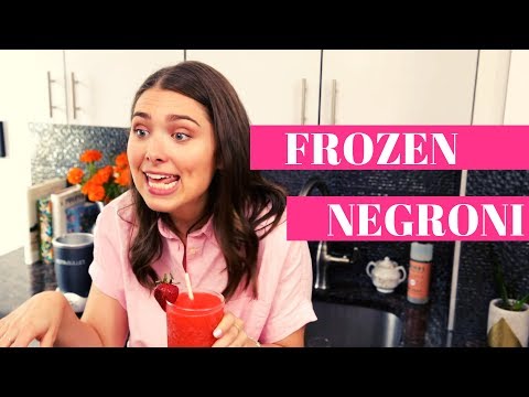 frozen-strawberry-negroni-recipe-🍓//-strug-free-cocktails