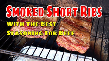 Smoked Beef Short Ribs In The Pit Boss Pellet Smoker