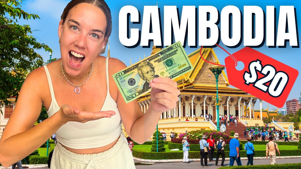 $20 Challenge in PHNOM PENH 🇰🇭 KAMBODSCHA (dieser Ort ist so BILLIG)