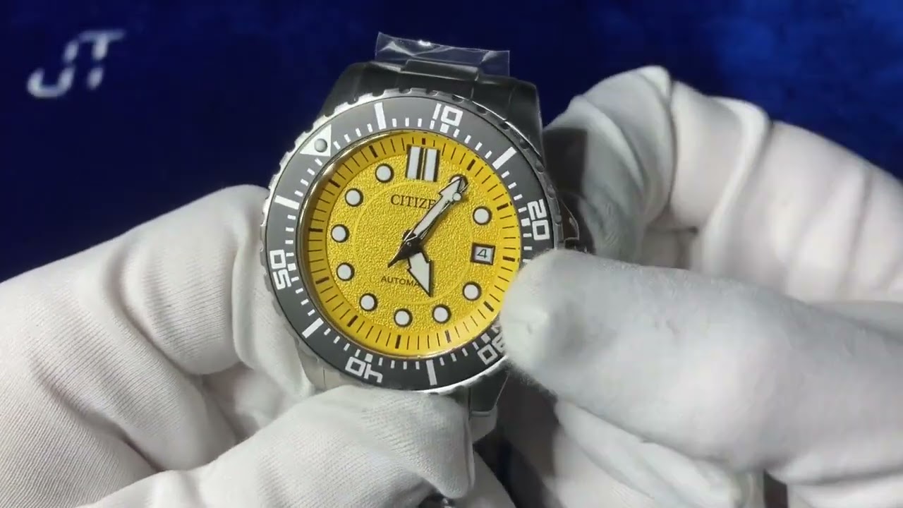 Citizen NJ0170-83Z Aqua Sport - Unboxing & Review - YouTube