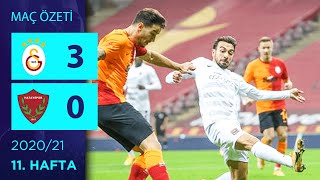 Özet Galatasaray 3-0 A Hatayspor 11 Hafta - 202021