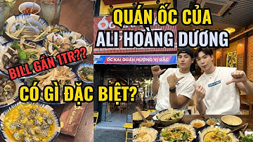 Ghé quán ốc của ALI HOÀNG DƯƠNG càn quét hết menu | TEBEFOOD