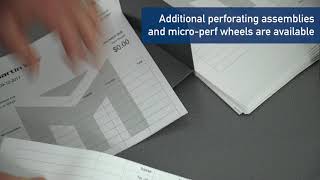 COUNT AutoPro Numbering, Perforating, and Scoring Machine