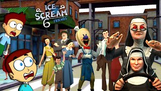 Joseph Sullivan's Death Secret Cutscene in Ice Scream 6 | Shiva and Kanzo Gameplay