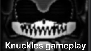 Knuckles gameplay in sonic.exe the disaster