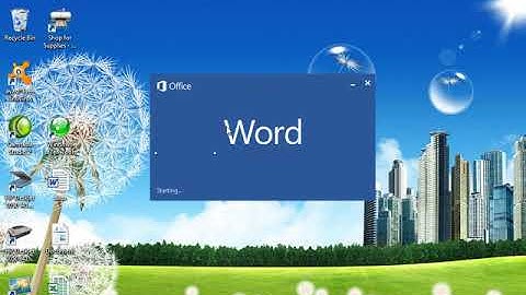 Introduction of Ms word 2013 in pashto part 1