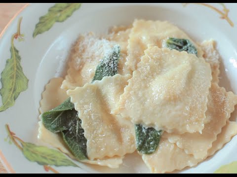 Homemade Pear and Gorgonzola Ravioli Recipe