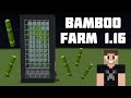 How to Make ImpulseSV's Bamboo Farm! Minecraft 1.15-1.16