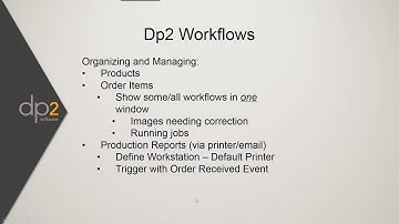 New Workflows Features in DP2