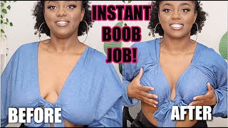 INSTANT BOOB JOB HACK? Boob Tape Review