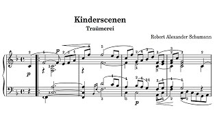 シューマン 「子供の情景」より トロイメライ  楽譜　ピアノ  Schumann - Träumerei, "Kinderszenen" No. 7  piano score