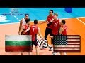 USA vs Bulgaria - 2016 FIVB World League - ALL ACTION NO BREAKS