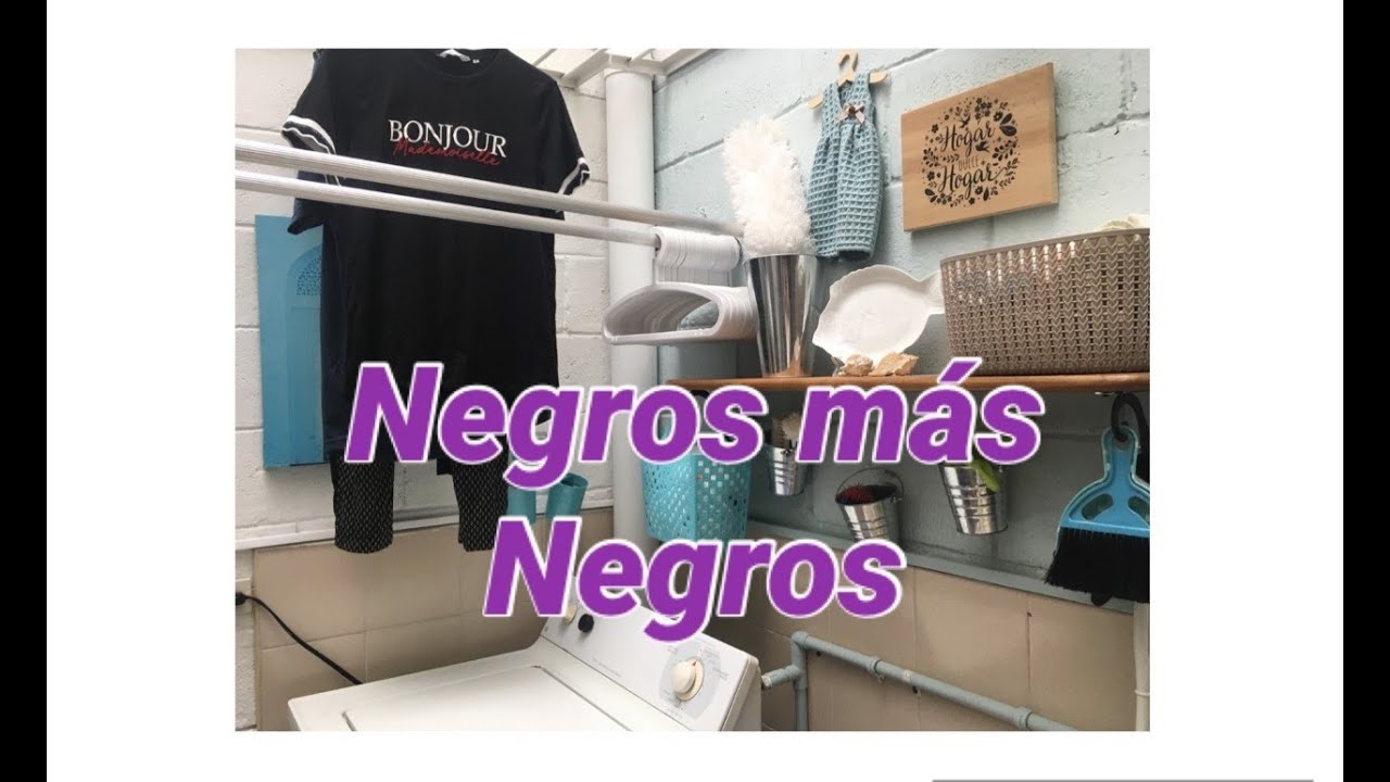 Como lavar ROPA NEGRA /CÓMO LAVO? Vídeo 4 / LIMPIA CONMIGO / #hogar