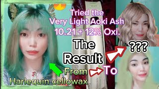 VeryLight Aoki Ash after 3 days of Harlequin Cellowax on a Glimpse of my Day Wandering by ElLa i.