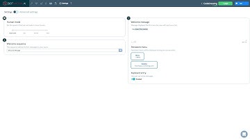 How to add a persistent menu to your chatbot