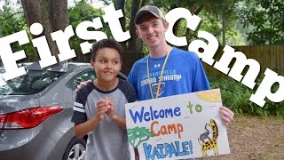 Special needs summer camp. His first time!